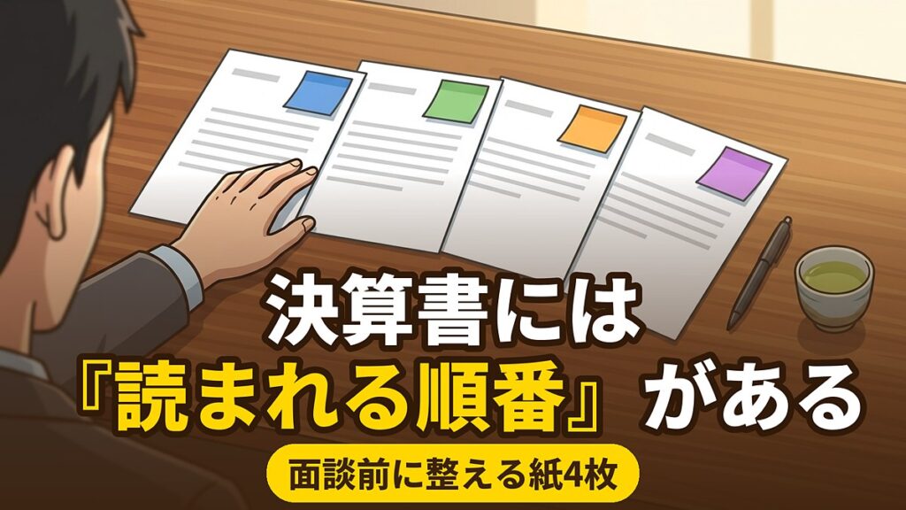 金融機関は決算書のどこを見るか｜社長が備える「説明の準備」