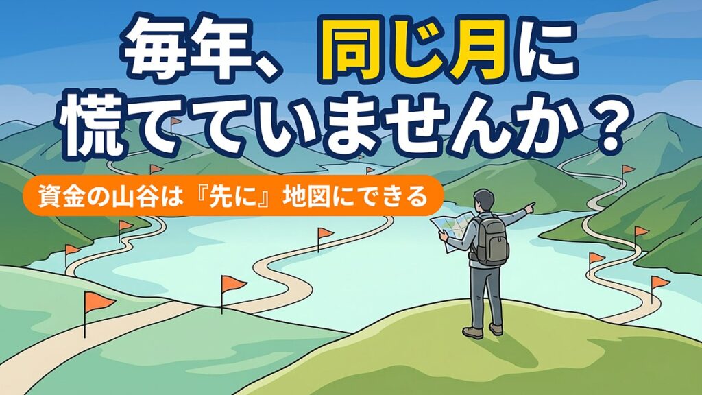 資金の山谷カレンダーの作り方｜毎年同じ月に慌てる経営を変える