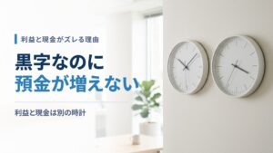 黒字なのに現金が増えない理由｜利益とのズレを生む5つの発生源